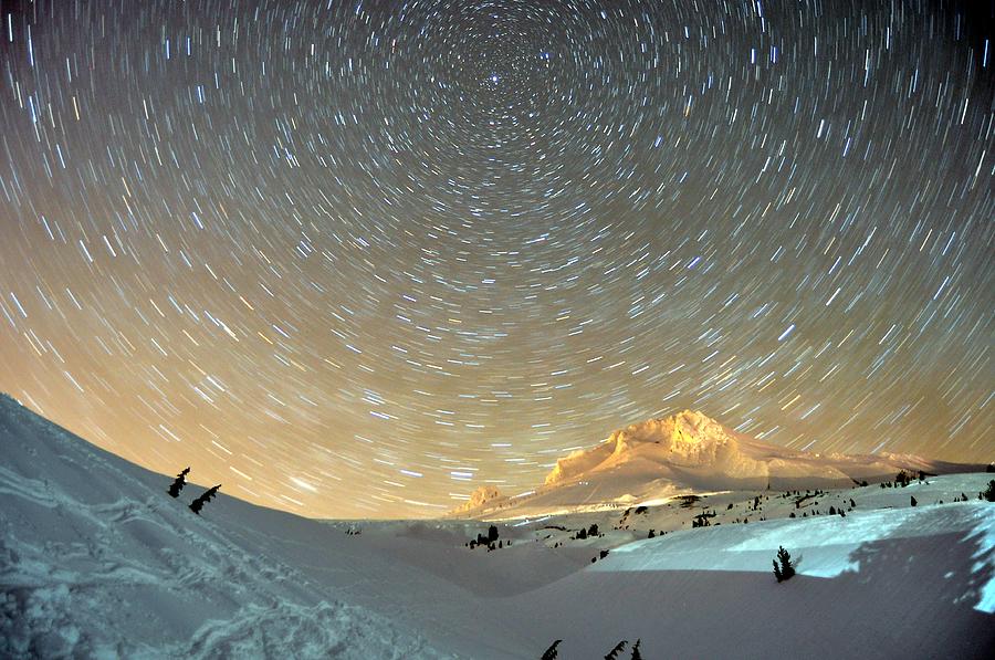 Stellar View Of Mount Hood Photograph by Ted Ducker Photography
