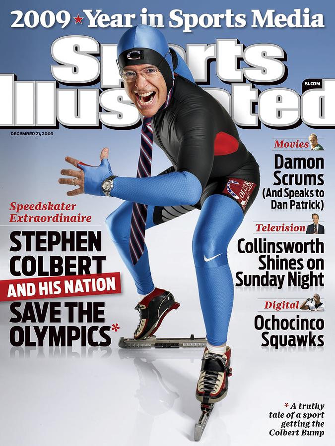 Stephen Colbert, Host Of The Colbert Report Sports Illustrated Cover Photograph by Sports Illustrated