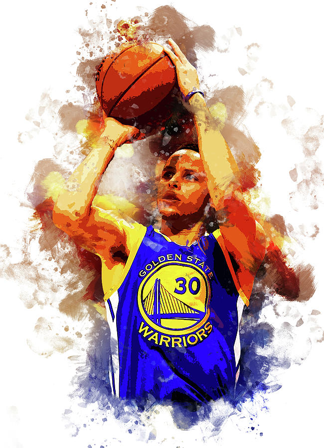 Stephen Curry30, Golden State Warriors Digital Art by ...