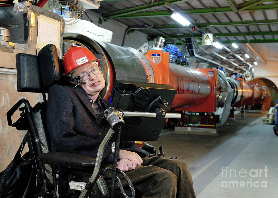 Stephen Hawking Photograph by Cern/science Photo Library