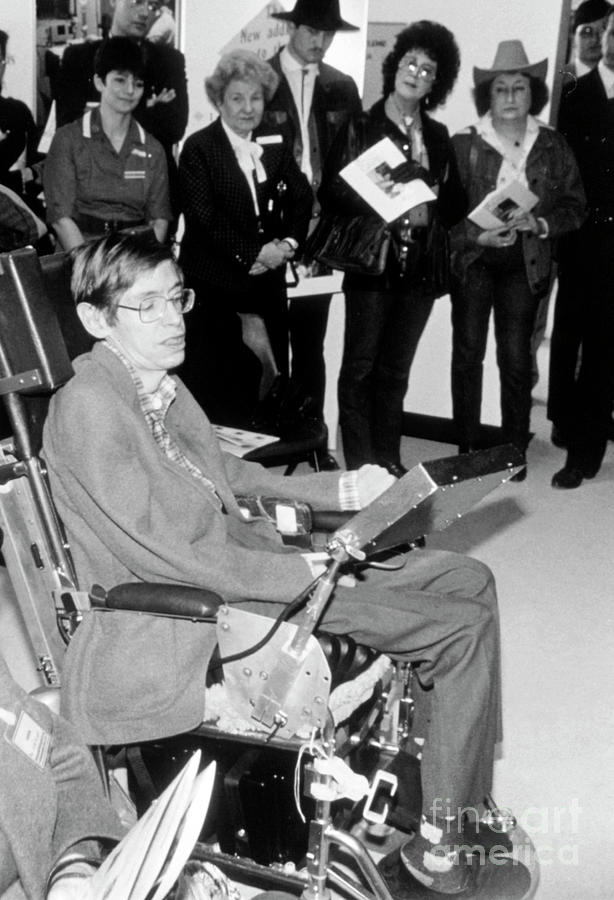 Stephen Hawking Photograph by Dr Rob Stepney/science Photo Library