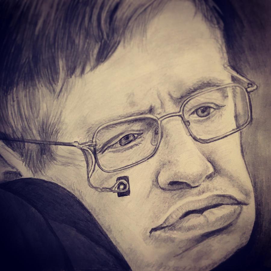 Stephen Hawking Drawing Realistic  Drawing Skill