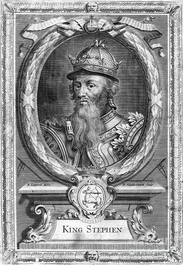Stephen Of England, 17th Century.artist Drawing by Print Collector