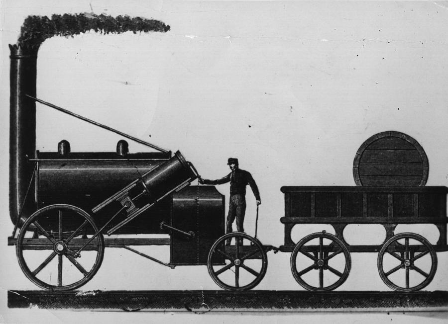 Stephensons Rocket Digital Art by Hulton Archive