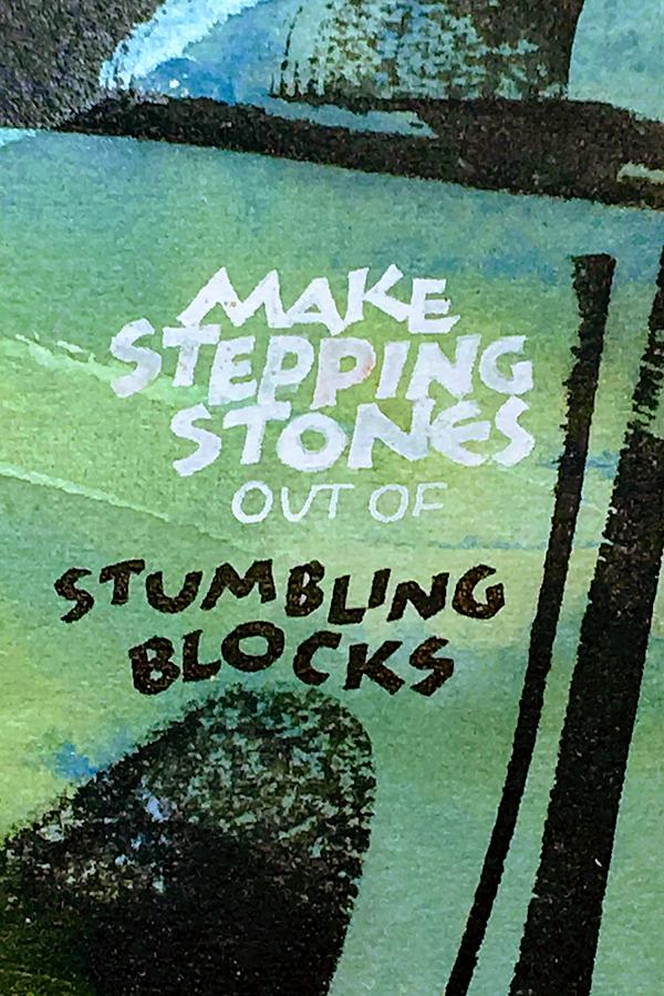 Stepping Stones by Sally Wightkin Stepping Stones by Sally Wightkin