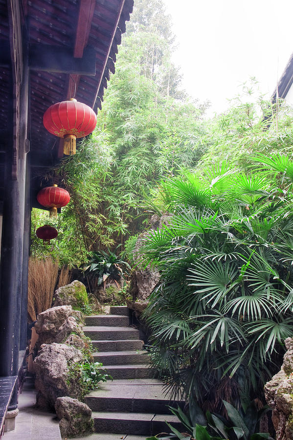 Steps In Courtyard Photograph by Andy Leong Photography