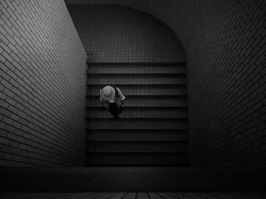 Steps To Underpass Photograph by Yasuhiro Takachi