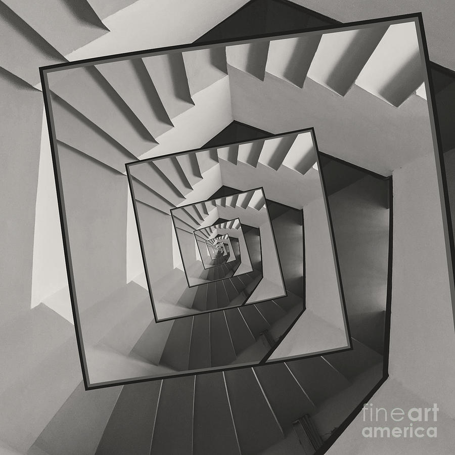 Steps Up And Down Digital Art by Phil Perkins