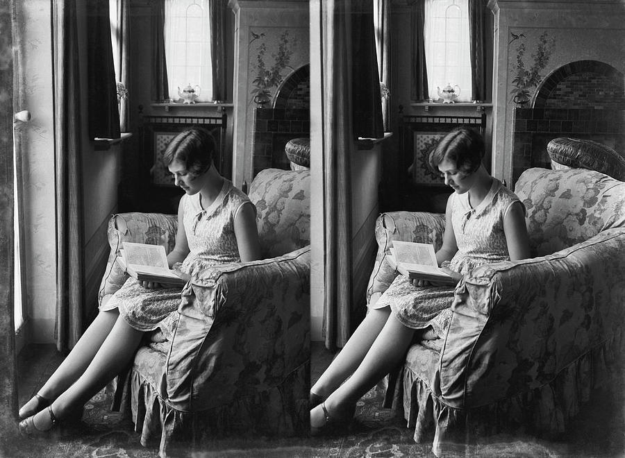 Stereo Lady Photograph by Epics