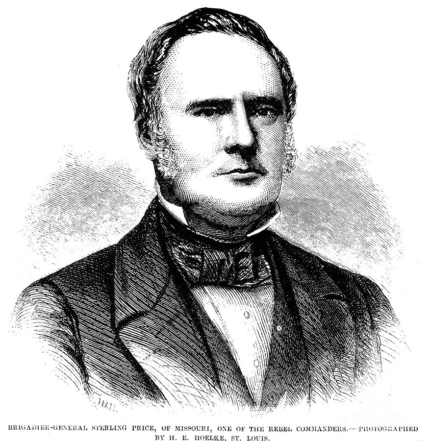 Sterling Price, American Statesman Drawing by Print Collector