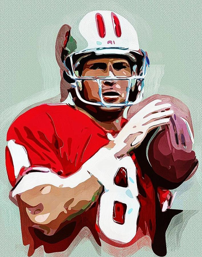 Steve Young - 49ers HOF QB by Bob Smerecki