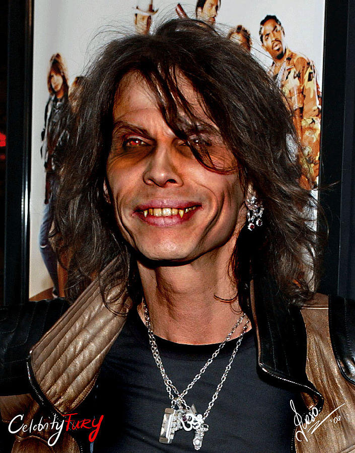 Aerosmith Digital Art - Steven Tyler by Queso Espinosa Aerosmith Digital Art - Steven Tyler by Queso Espinosa