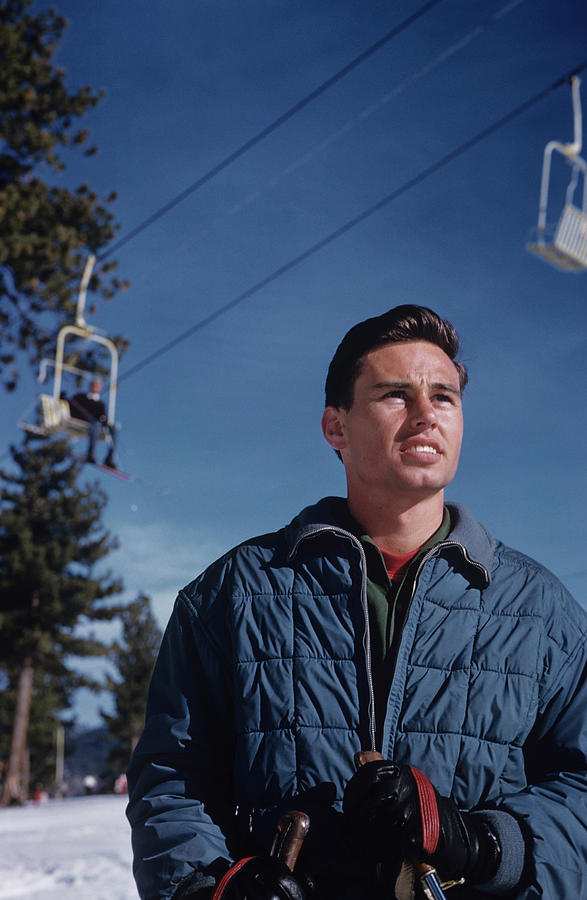 Stevenson In Snowmass Photograph by Slim Aarons