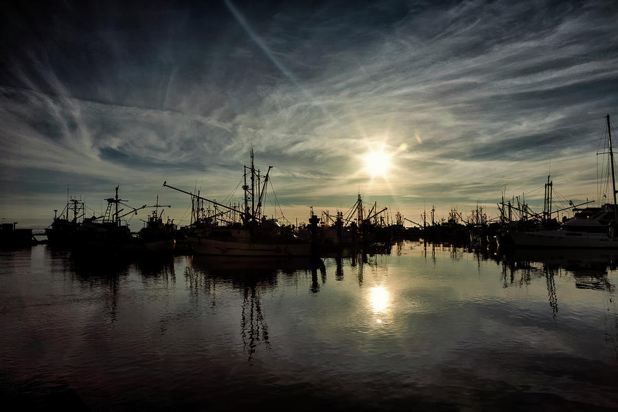 Steveston Silhouettes Photograph by Monte Arnold