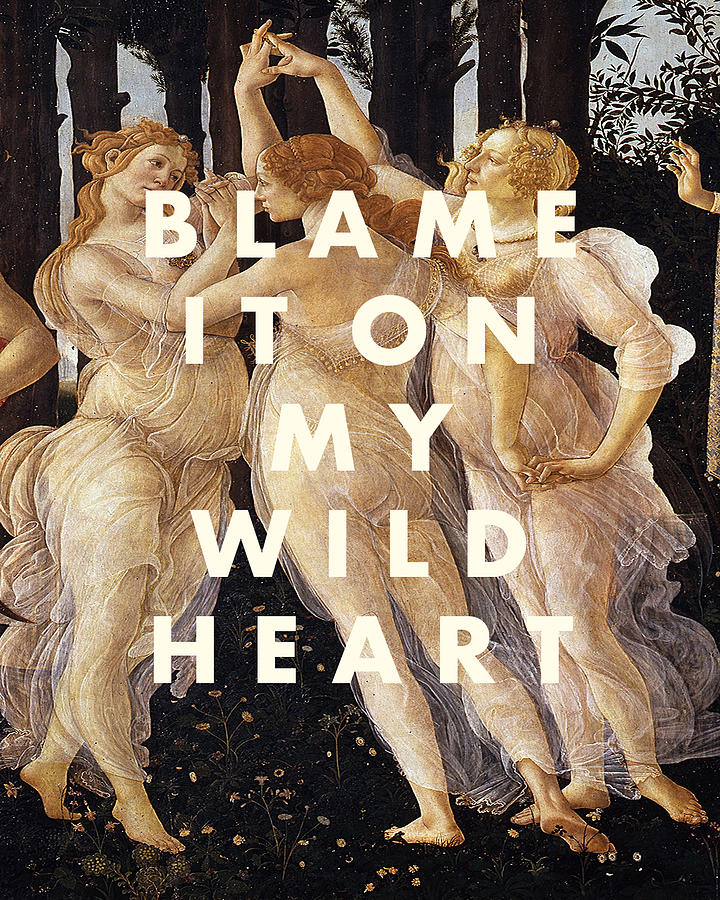 Stevie Nicks Wild Heart Lyrics Print Digital Art by Georgia Clare
