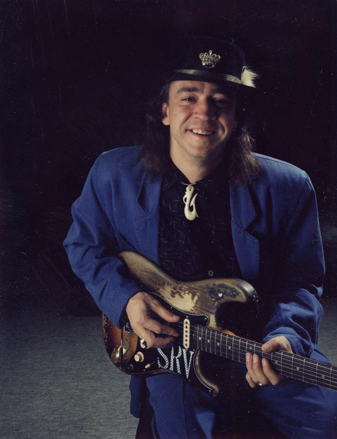 Stevie Ray Vaughan Smile Photograph by Jonnie Miles