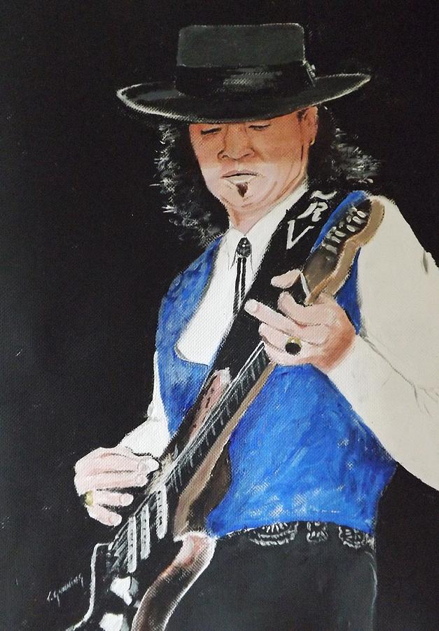 Stevie Ray Vaughan Painting by Tony Gunning - Fine Art America