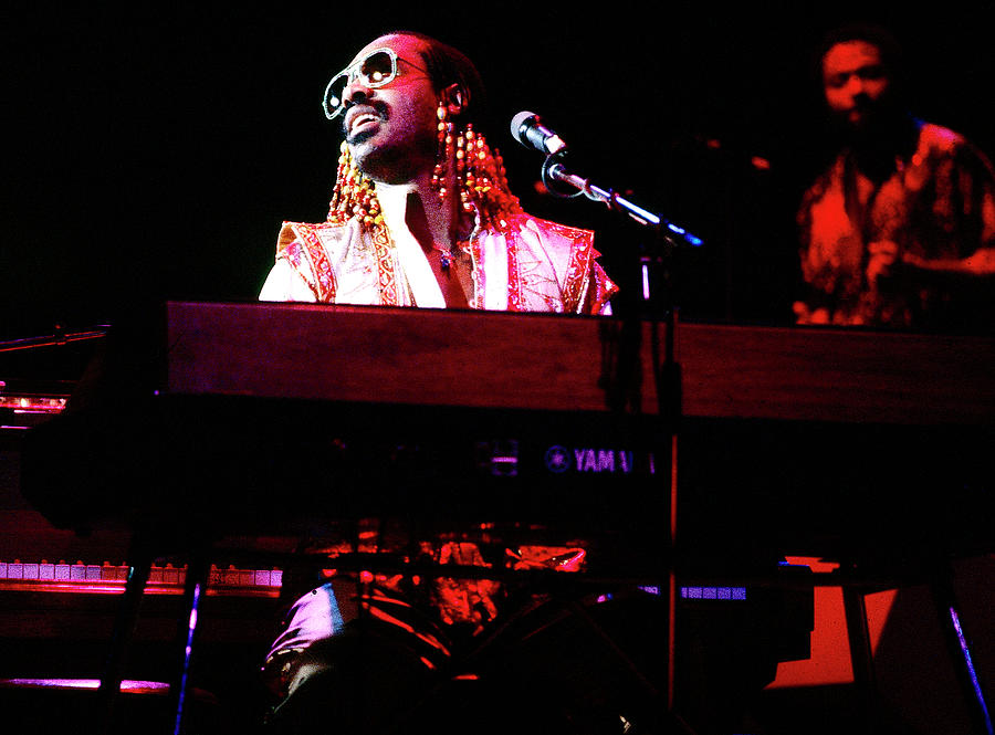 Stevie Wonder In Concert Photograph by Rick Diamond
