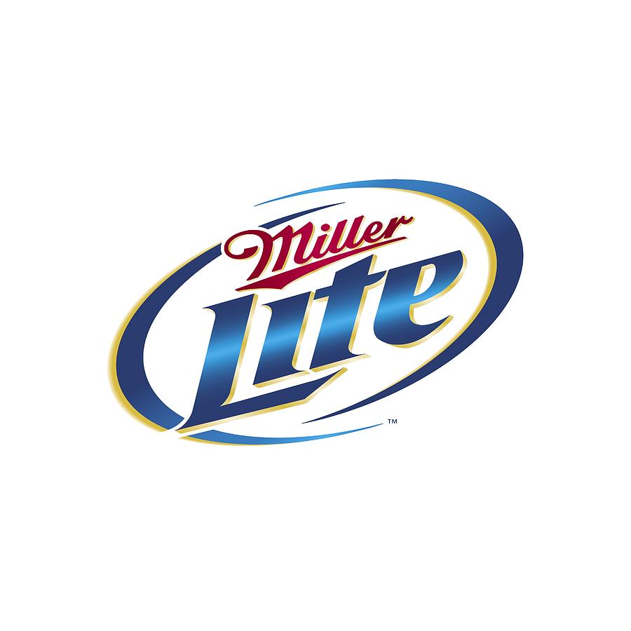 Sticker Miller Lite Logo Digital Art by Budi Sudarwan