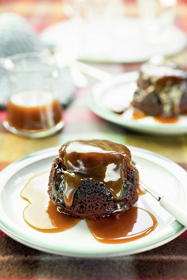 Fruit Photograph - Sticky Toffee Puddings by Jonathan Short