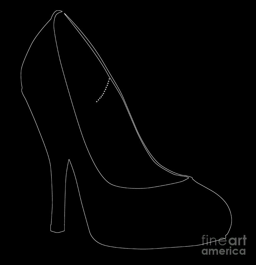 Shoe Clipart Shoe Silhouettes Digital Clip Art High Heels 