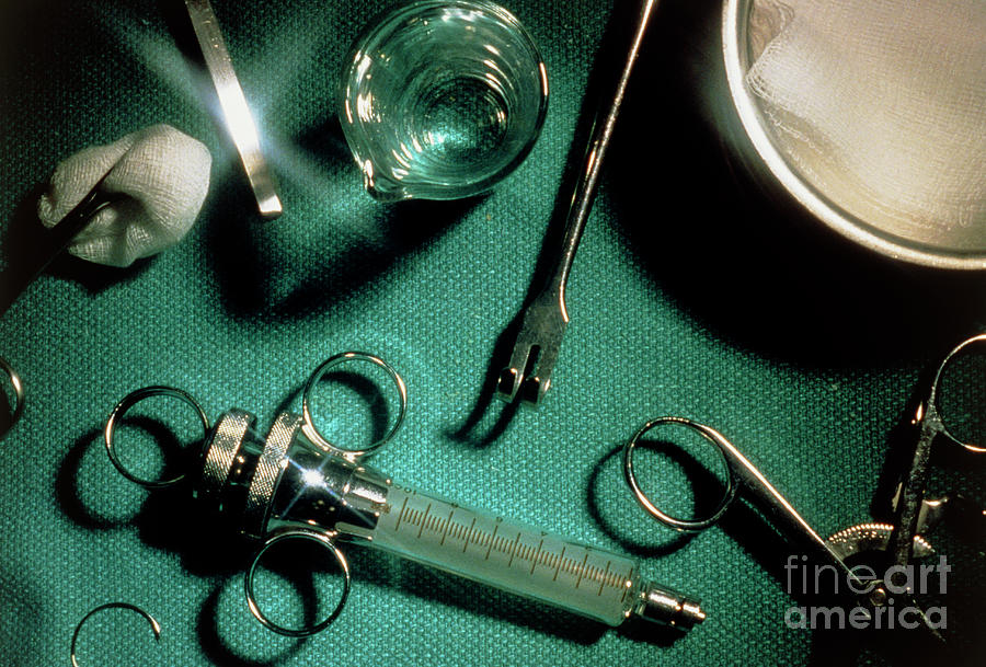 Still-life Assortment Of Surgical Instruments Photograph by John Greim/science Photo Library