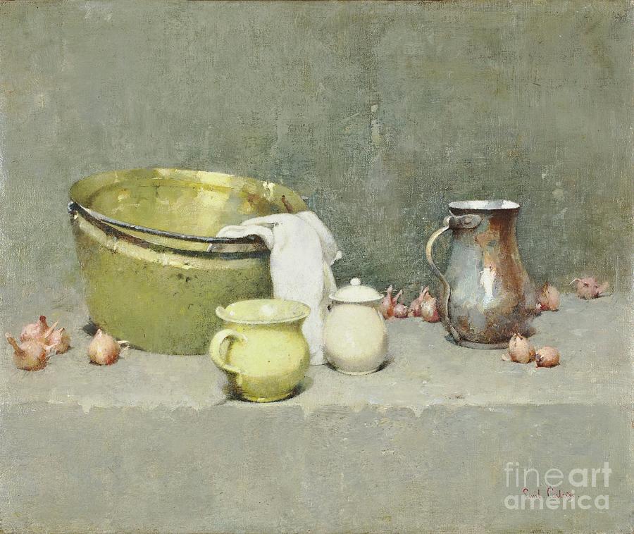 Still Life By Emil Carlsen Painting by Emil Carlsen