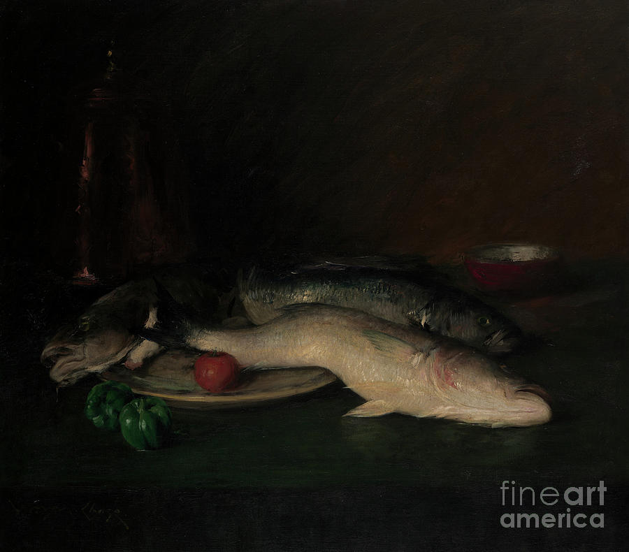 Still Life Fish Drawing by Heritage Images