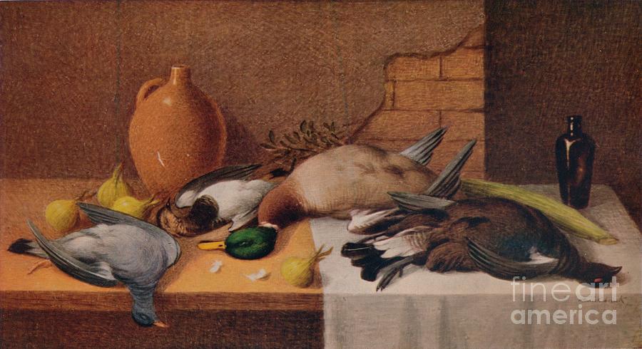 Still Life Game Birds, C1895 Drawing by Print Collector