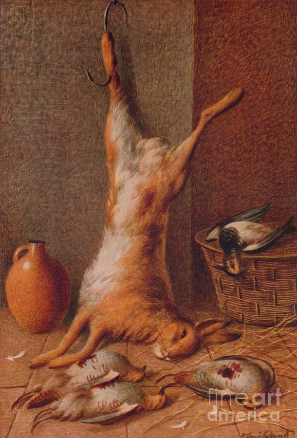 Still Life  Hare, C1895 Drawing by Print Collector