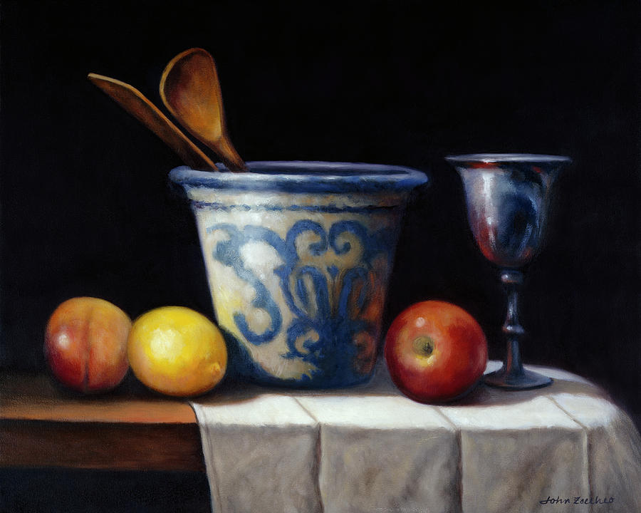 Fruits Painting - Still Life Harmony by John Zaccheo