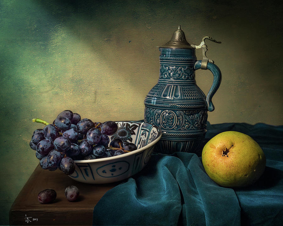 Still Life in Blue Photograph by Levin Rodriguez