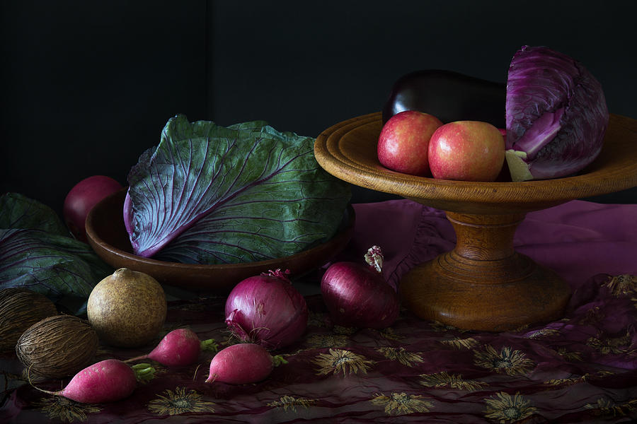 Still Life In Purple Photograph by Jacqueline Hammer