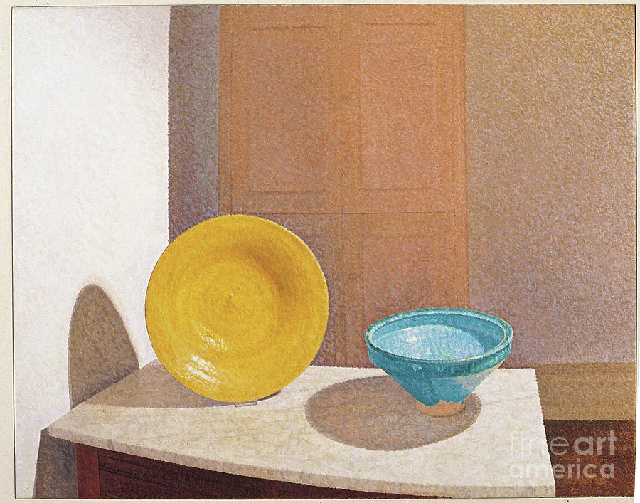 William Wilkins Painting - Still Life: Marble Topped Table, 1984 by William Wilkins