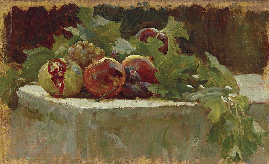 Still Life Painting - Still Life Study For clytie by Frederic Leighton