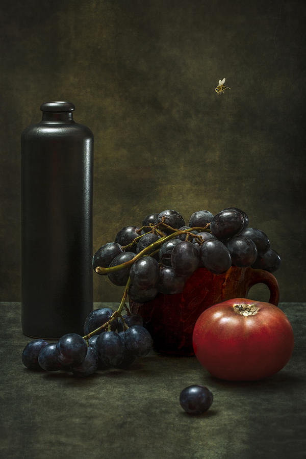 Still Life With A Bee Photograph by Brig Barkow