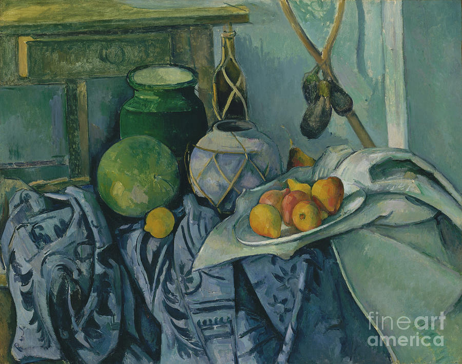 Still Life With A Ginger Jar Drawing by Heritage Images