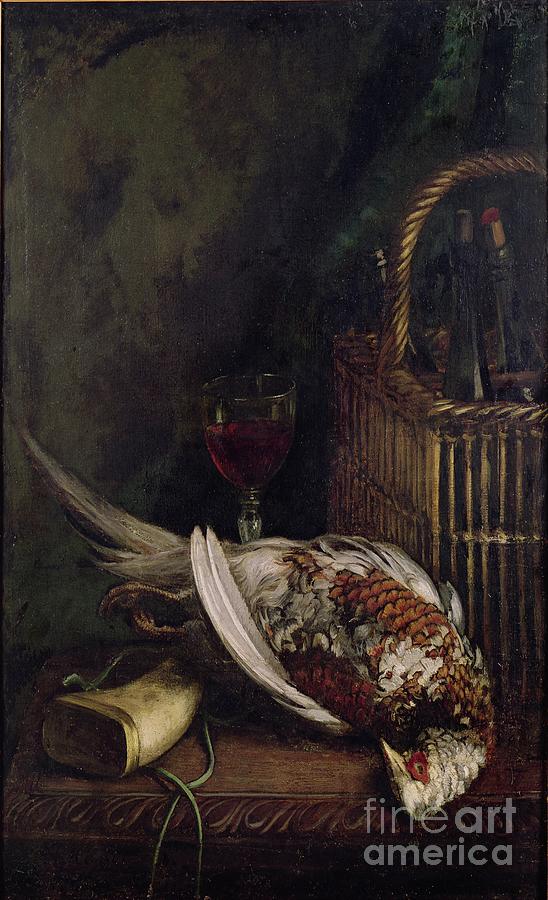 Still Life With A Pheasant, C.1861 Painting by Claude Monet
