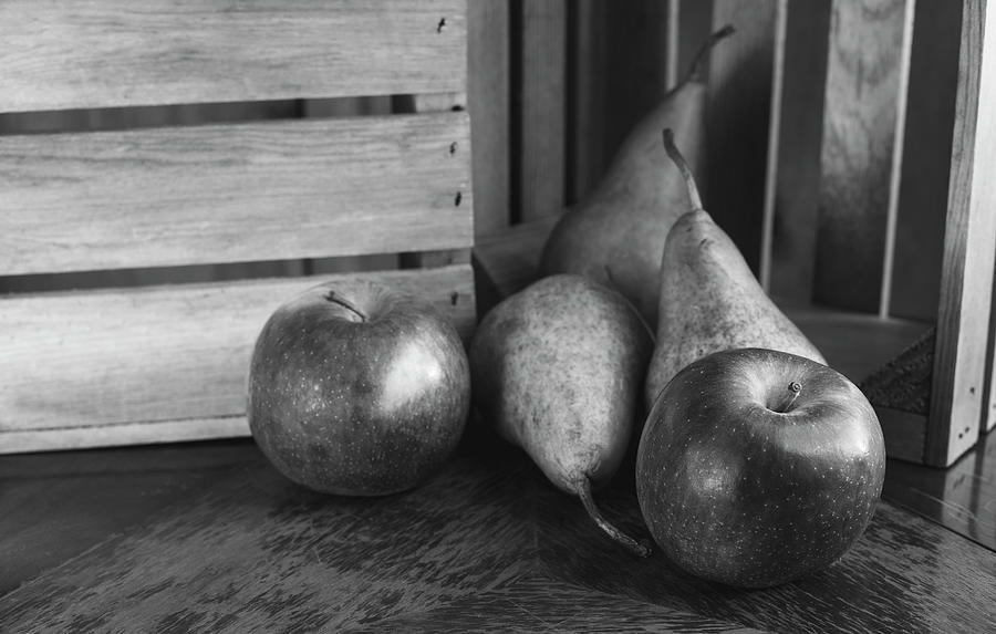 Still Life With Apples and Pears Photograph by Andrew Pacheco