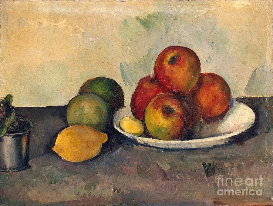 Still Life With Apples, C.1890 Painting by Paul Cezanne