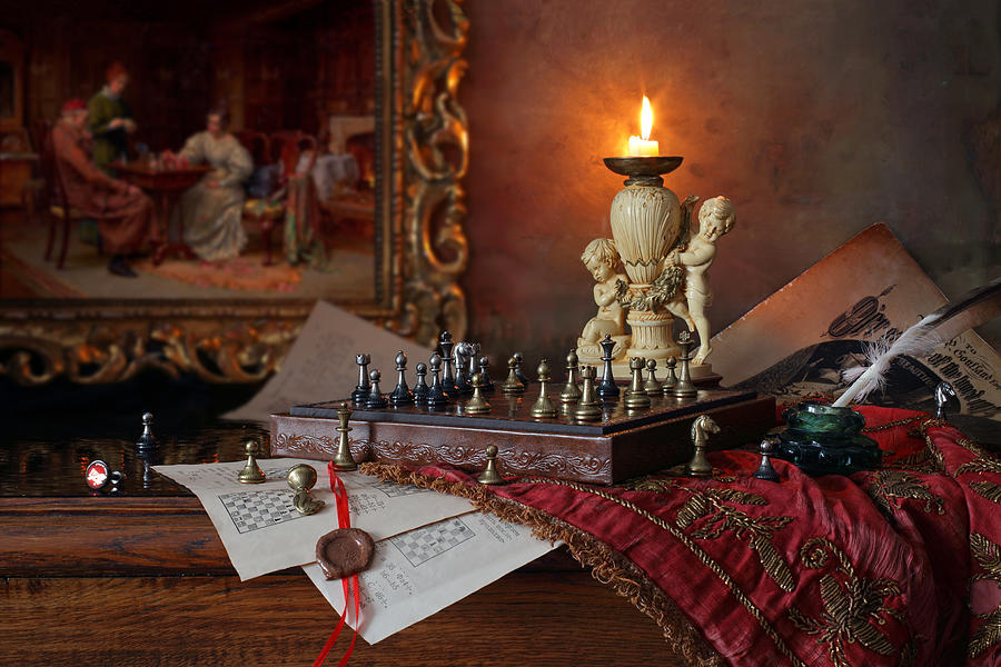 Still Life With Chess Photograph by Andrey Morozov