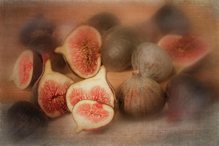 Still Life with Figs Digital Art by Terry Davis