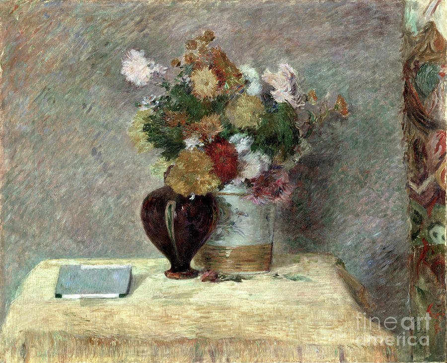 Still Life With Flowers Drawing by Heritage Images