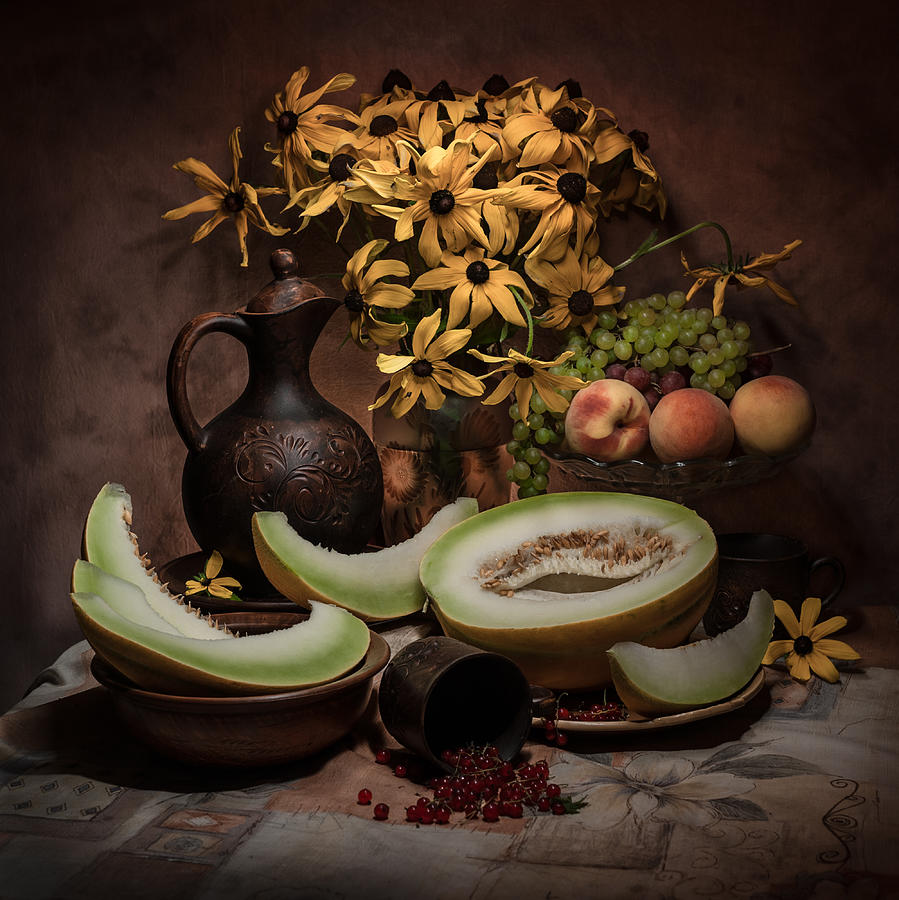 Still Life With Fruit Photograph by Viktor Cherkasov
