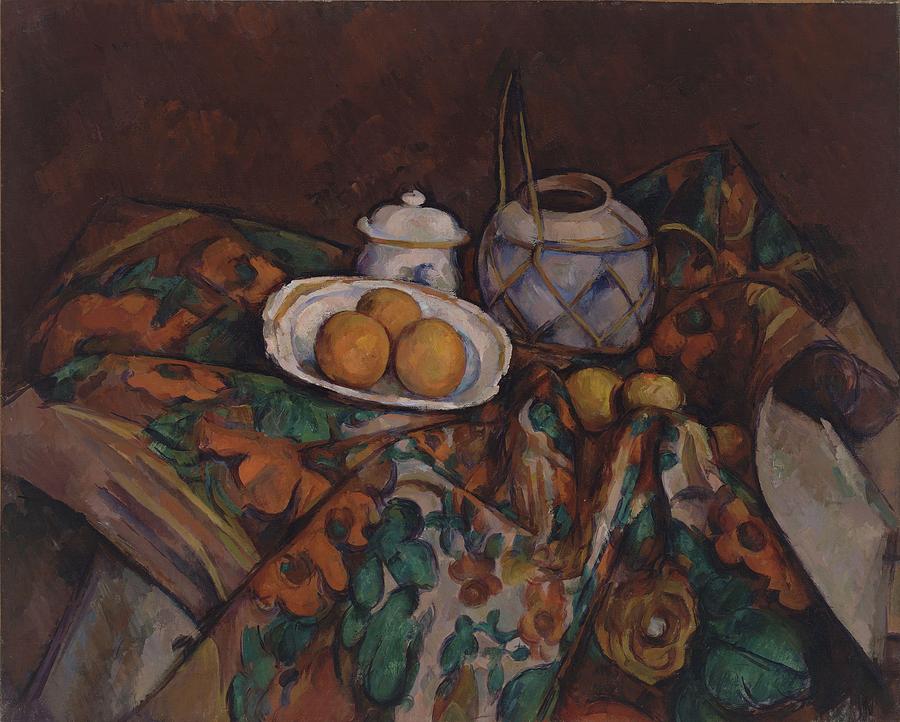 Still Life with Ginger Jar Sugar Bowl and Oranges 1902 06 Painting by ...