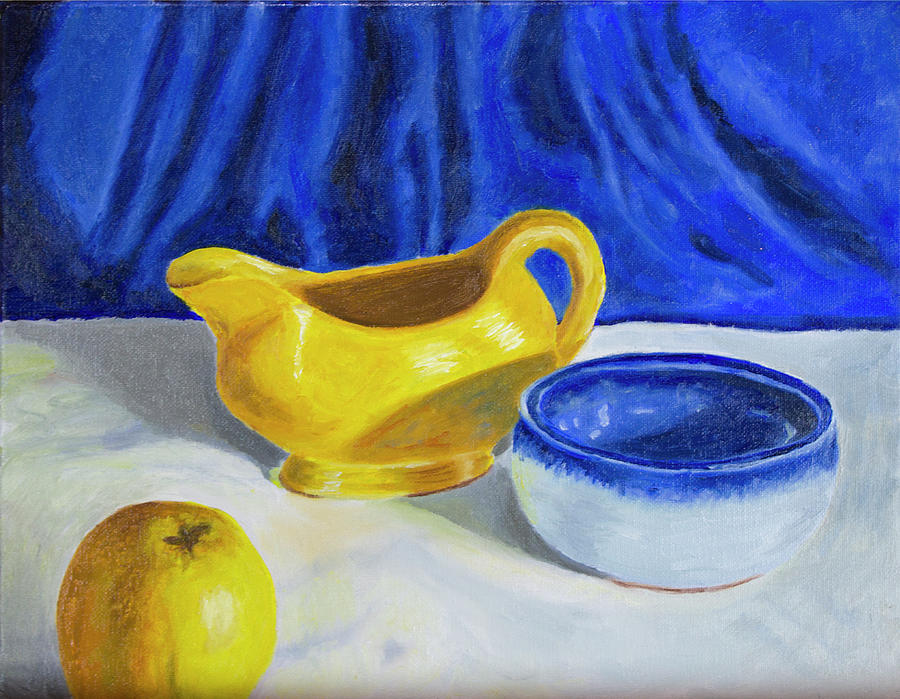 Still Life With Limited Palette Painting