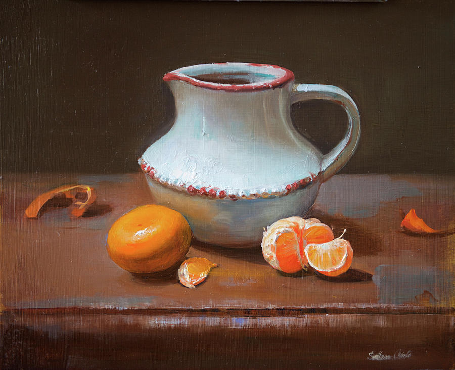 Still Life  - Still Life With Mandarins by Svetlana Orinko