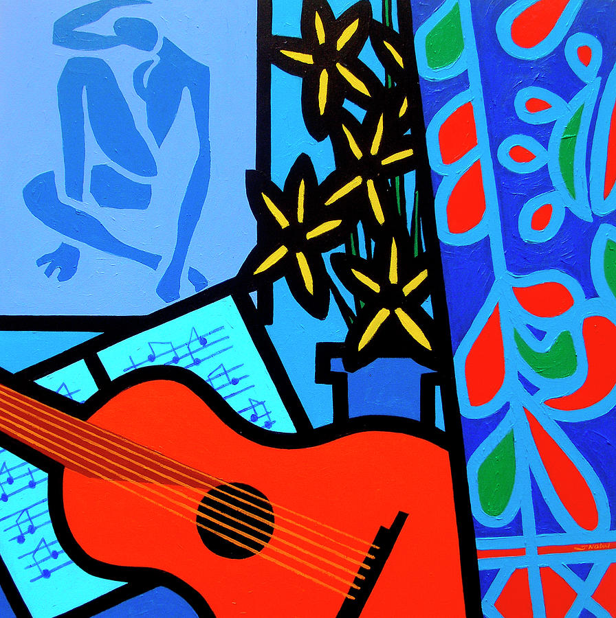 Flower Digital Art - Still Life With Matisse 2 by John Nolan