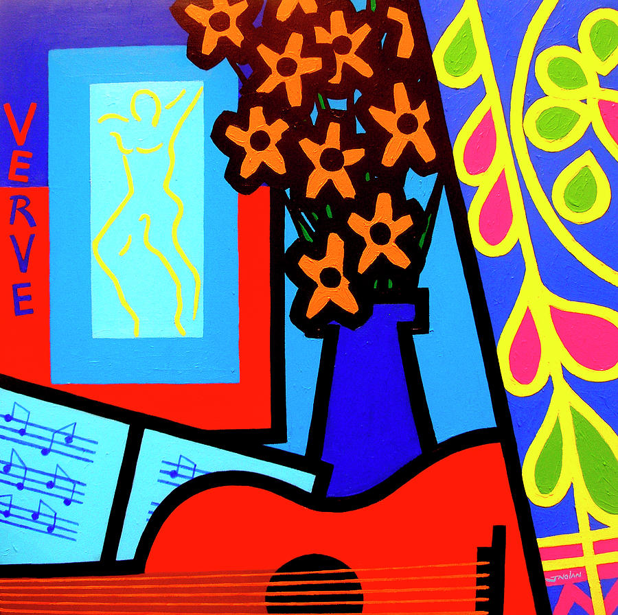 Music Digital Art - Still Life With Matisses Verve by John Nolan