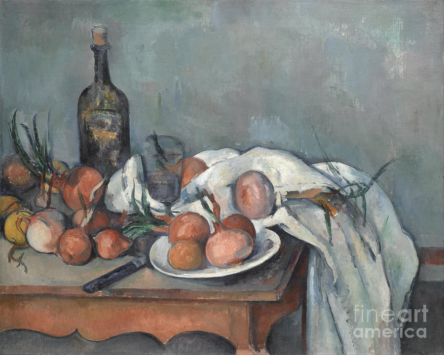 Still Life With Onions, 1896-1898 Drawing by Heritage Images